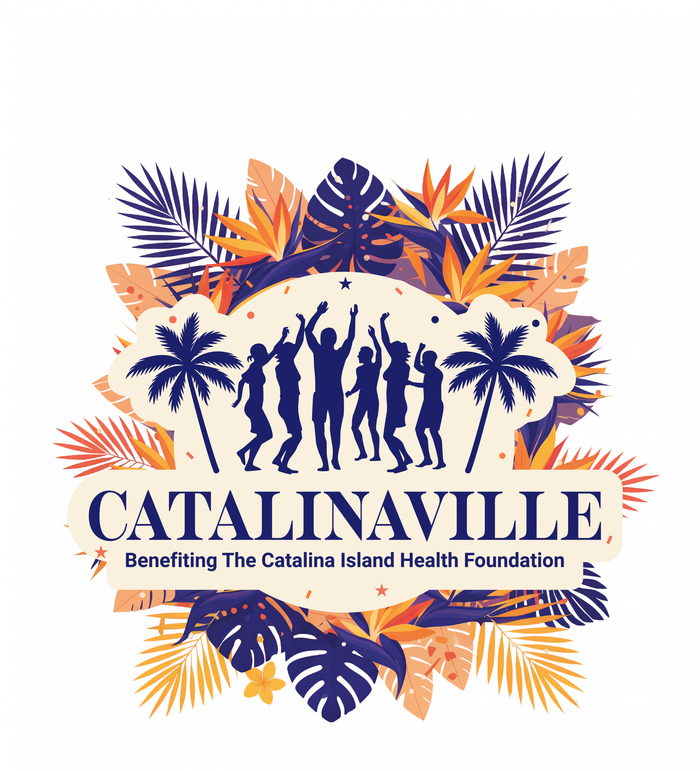 Catalinaville Event Logo with sponsors
